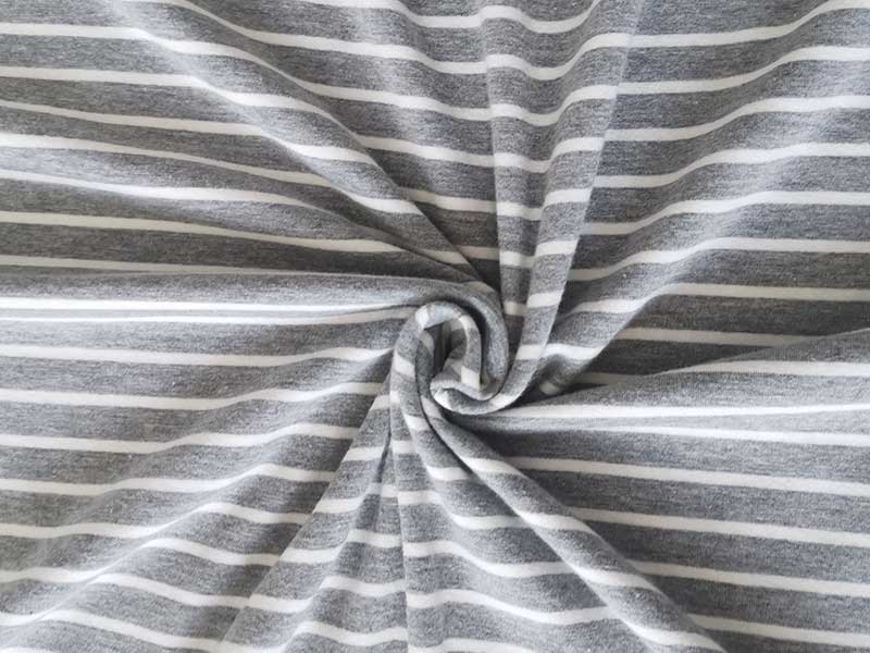 Cotton Gray White Woven Stripe Pillowcase Yarn Dyed Clothing Cloth Home Textile Home Decoration Coth Single Jersey