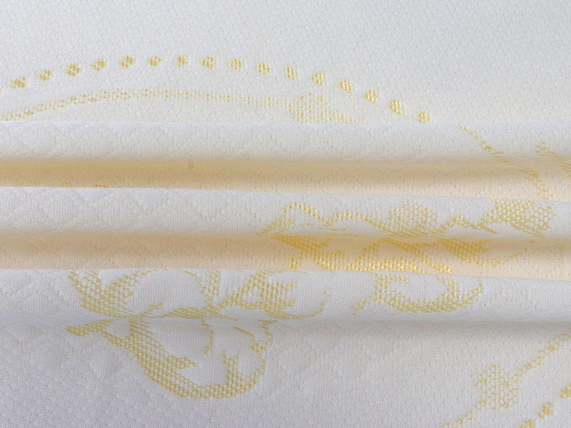 Jacquard Brand Logo Four Seasons for latex mattress cover knitting folder silk fabric origin air layer fabric