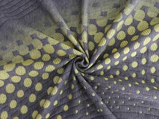 Linen Grey Yarn round-dot Jacquard Mattress Latex cover cloth weight 180 door frame 220 cm factory air layer fabric