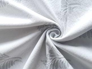 Mattress Latex pillowcase fabric air-layer yarn-dyed Jacquard Latex Mattress Elastic Lozenge pillowcase supply