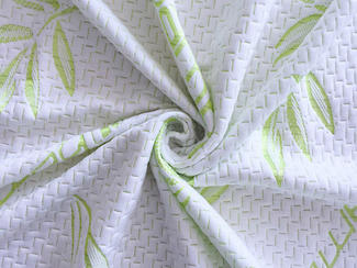 Knitted silk jacquard golden bamboo bamboo fiber mattress fabric latex pillowcase fabric home textile manufacturer direct sales