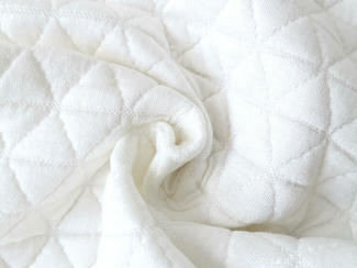 Home Textiles Cotton White Mattress Latex Pillow Cover Fabric Home Textiles Three-dimensional Jacquard Jacquard Air Layer