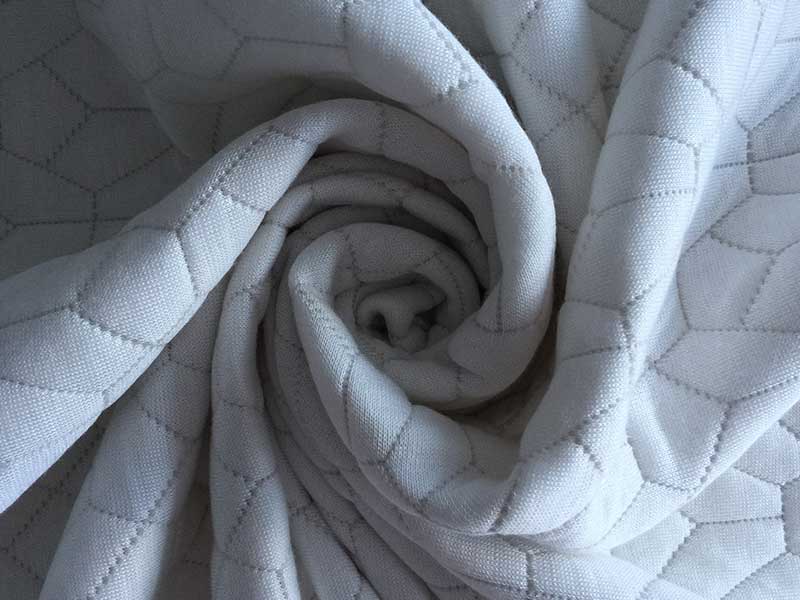 Source source knitted air layer cool fabric flame retardant mattress cover pillow cover jacquard air layer three-layer silk cloth