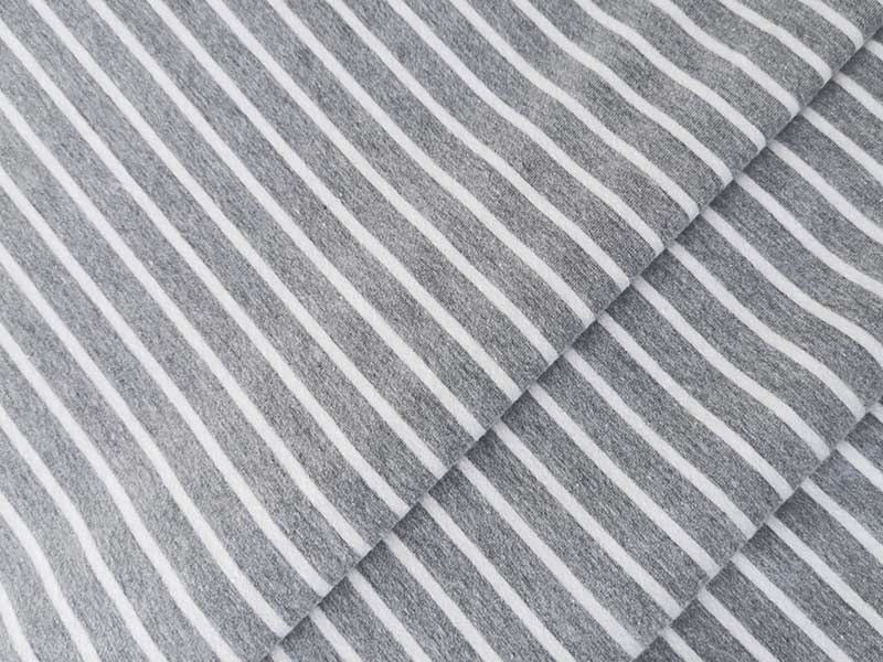 Cotton Gray White Woven Stripe Pillowcase Yarn Dyed Clothing Cloth Home Textile Home Decoration Coth Single Jersey
