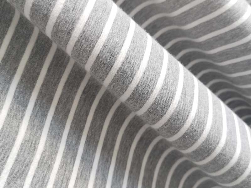 Cotton Gray White Woven Stripe Pillowcase Yarn Dyed Clothing Cloth Home Textile Home Decoration Coth Single Jersey