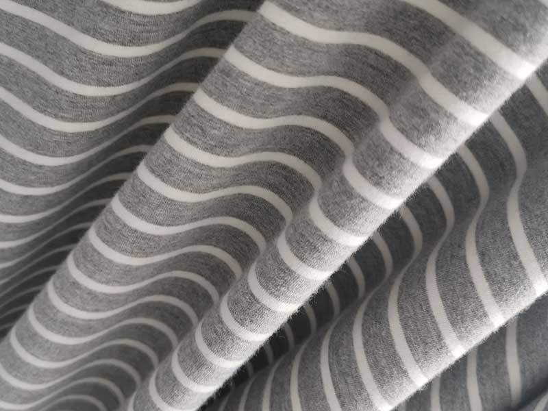 Cotton Gray White Woven Stripe Pillowcase Yarn Dyed Clothing Cloth Home Textile Home Decoration Coth Single Jersey