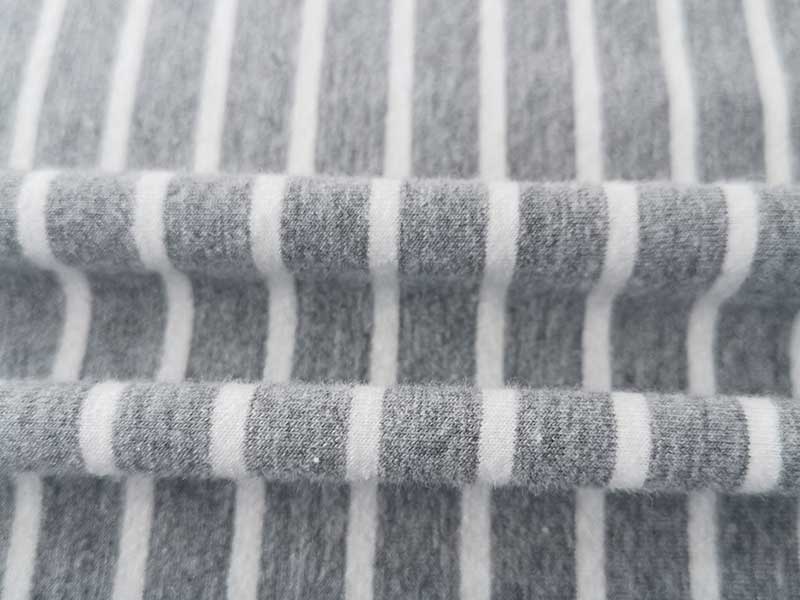 Cotton Gray White Woven Stripe Pillowcase Yarn Dyed Clothing Cloth Home Textile Home Decoration Coth Single Jersey