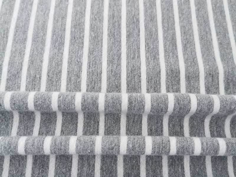 Cotton Gray White Woven Stripe Pillowcase Yarn Dyed Clothing Cloth Home Textile Home Decoration Coth Single Jersey