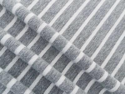 Manufacturer's cotton gray white woven stripe pillowcase yarn dyed clothing cloth home textile home decoration cloth
