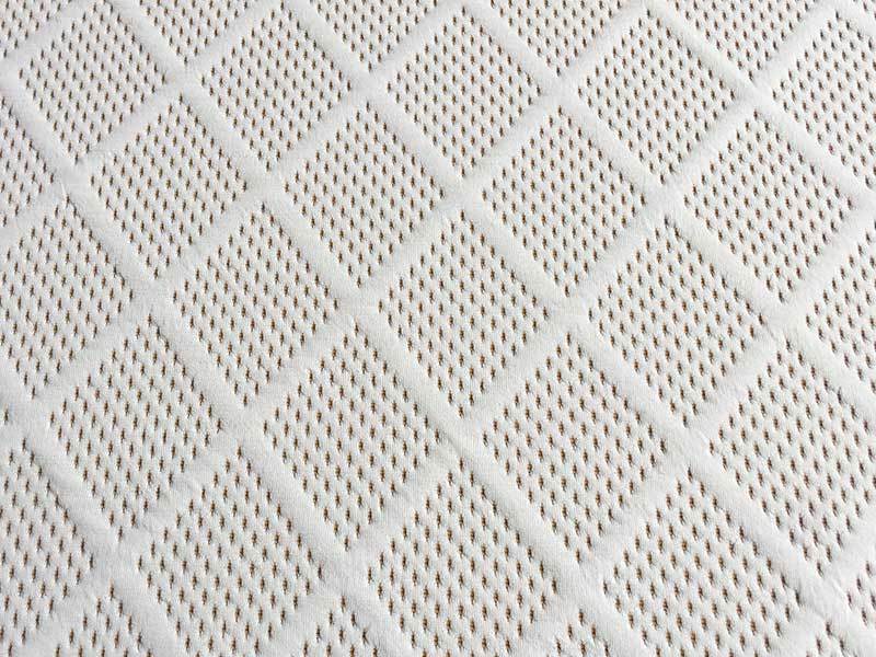 Manufacturer direct selling copper ion copper fiber knitted elastic air layer fabric jacquard mattress latex pillowcase fabric