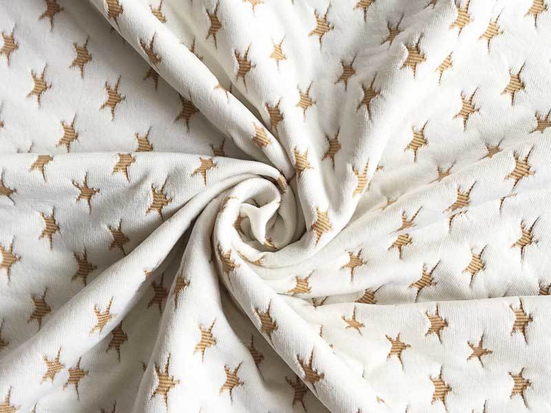 Wholesale polyester copper ion knitted air layer fabric knitted jacquard fabric mattress cloth 350g air