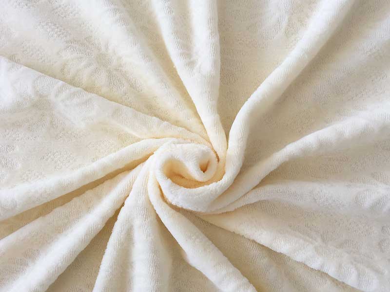 Cut Velvet Memory Pillow Fabric Latex Pillowcase Fabric Comfortable Knitted Fabric Flannel Fabric