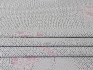 The source factory produces three-layer silk knitted fabric latex pillowcase mattress fabric can be customized Logo and perfumed air layer