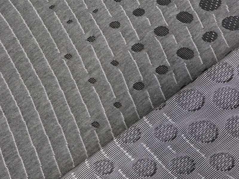 Production of knitted jacquard mattress fabric, silver ion air layer latex pillow anti-static fabric factory direct sales