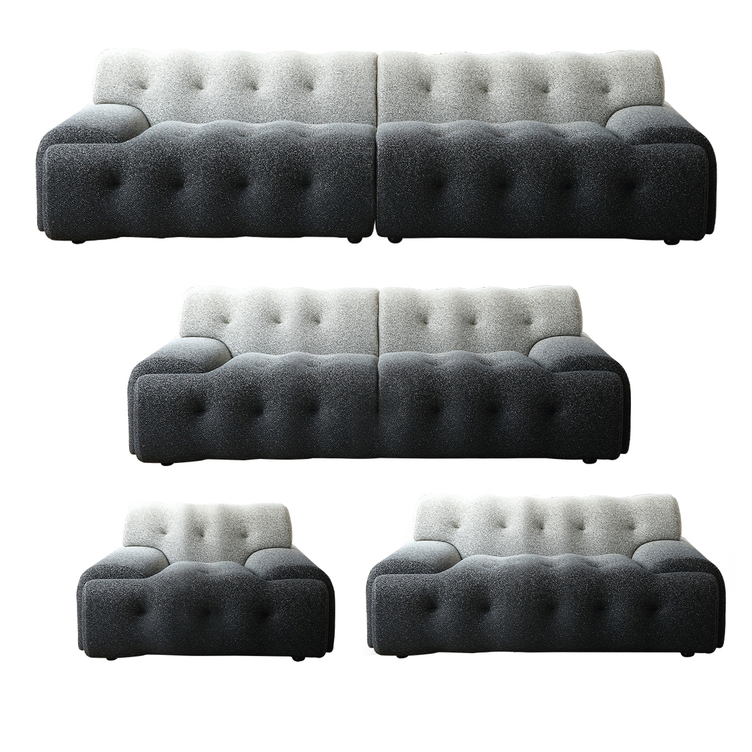 3D pattern knitting jacquard various colors sofa fabric