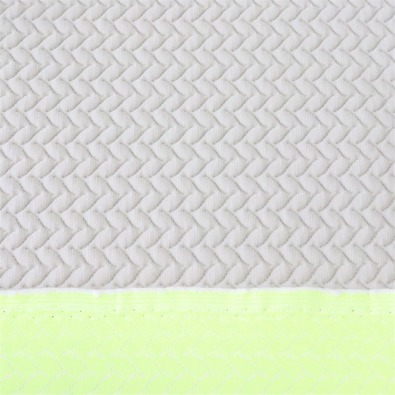 leaf pattern knitted jacquard Nordic style sofa fabric 