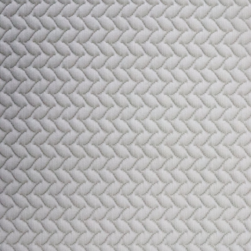 leaf pattern knitted jacquard Nordic style sofa fabric 