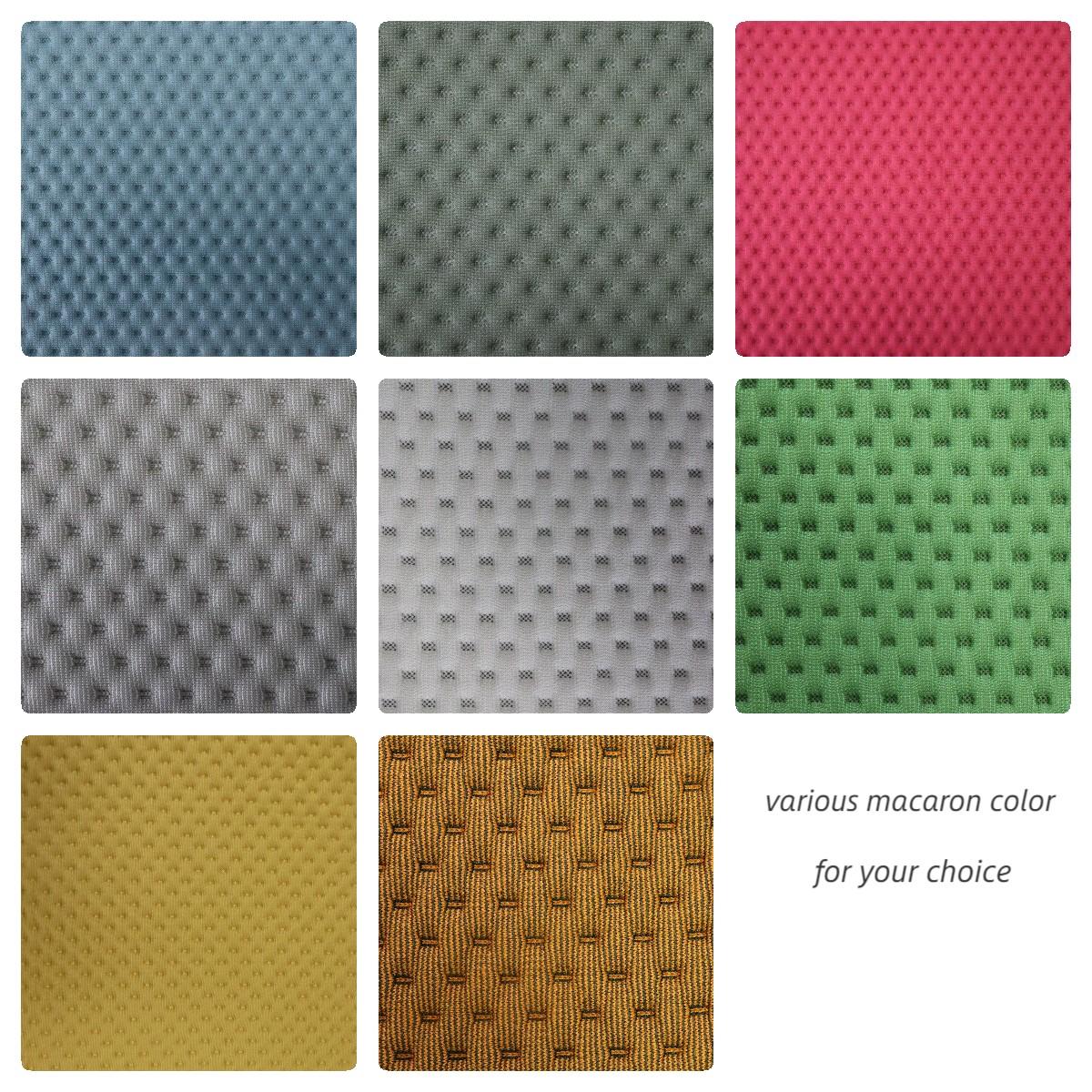 Macaroon color luxe living style sofa fabric 
