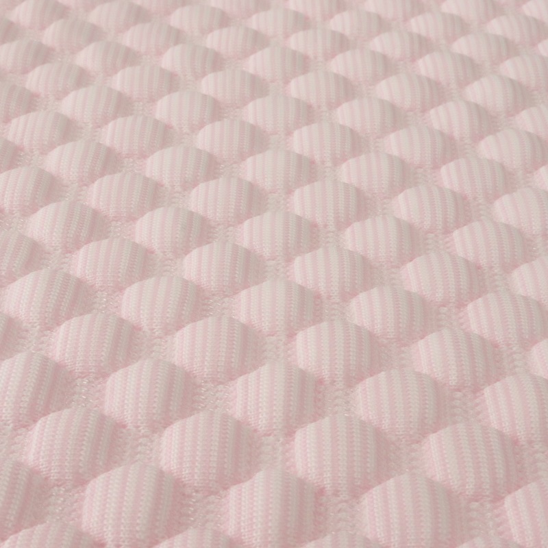 PE coolness stretchable breathable 3D design cooling fabric