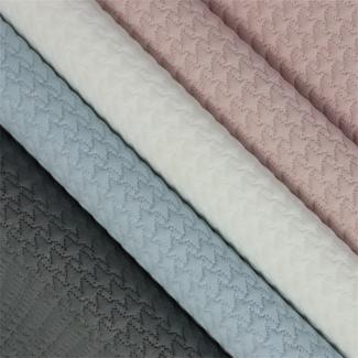 Breathable Mattress Knitted Ticking Fabric Pillow Cover Bamboo Fiber