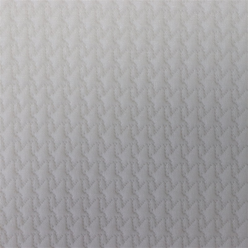 Breathable Mattress Knitted Ticking Fabric Pillow Cover Bamboo Fiber