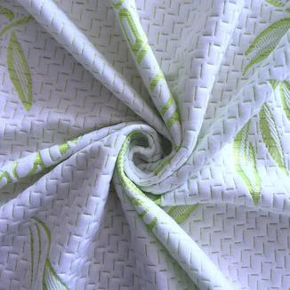  Bamboo Leaf Pattern Mattress Protector Bamboo Fabric