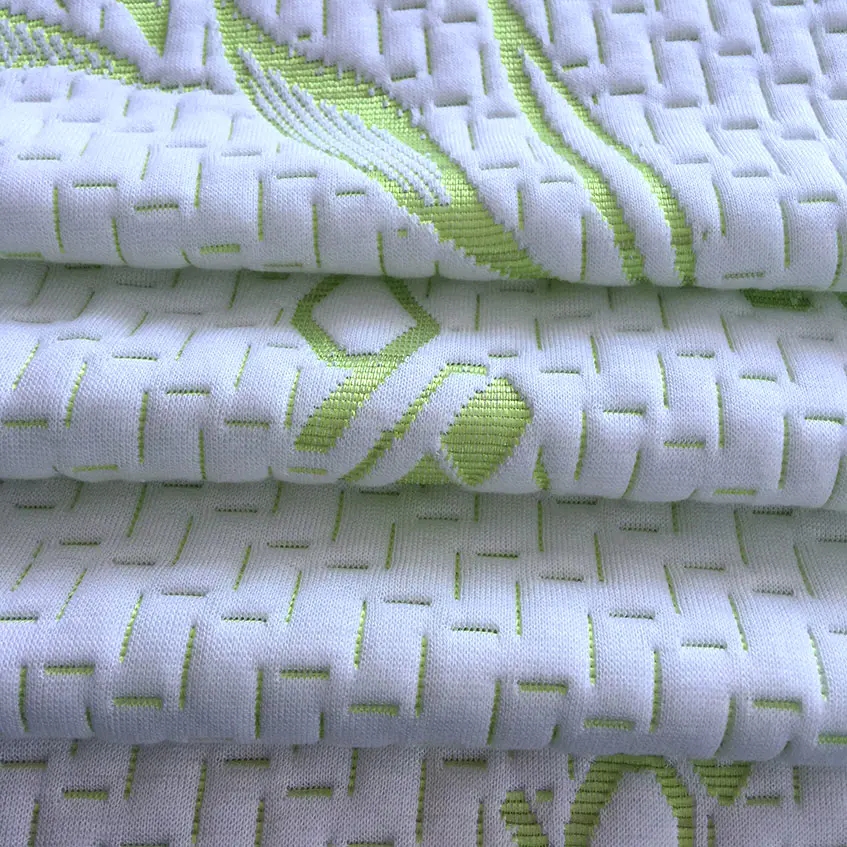  Bamboo Leaf Pattern Mattress Protector Bamboo Fabric