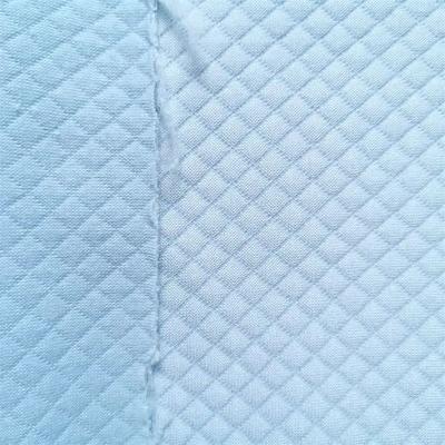 Square Pattern Mattress Stretch Air Layer Jacquard pillow cushion Knitted Cotton Fabric 