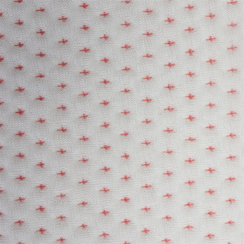 Dot Pattern Baby Breathe Safe Baby Air Layer Jacquard pillow cushion Knitted Cotton Fabric 