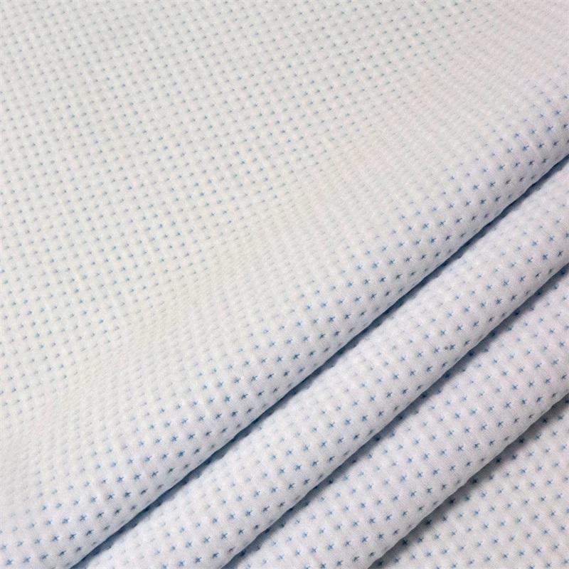 Dot Pattern Baby Breathe Safe Baby Air Layer Jacquard pillow cushion Knitted Cotton Fabric 