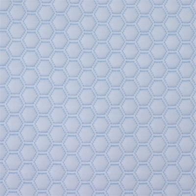 Polyester Hexagon Pattern Air Layer  Polyester Fabric 