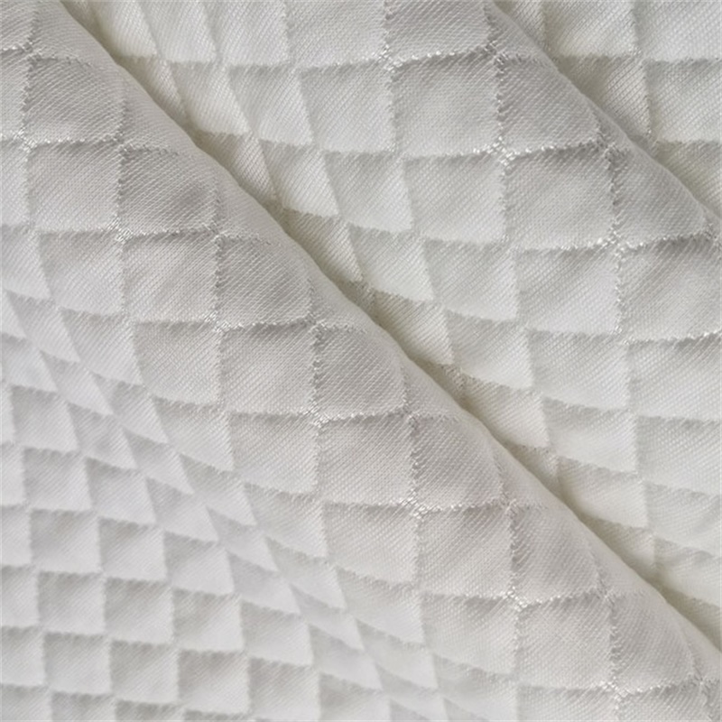 Healthy Pilling Resistance Air Layer Jacquard Knitted Fabric Tencel Fabric 