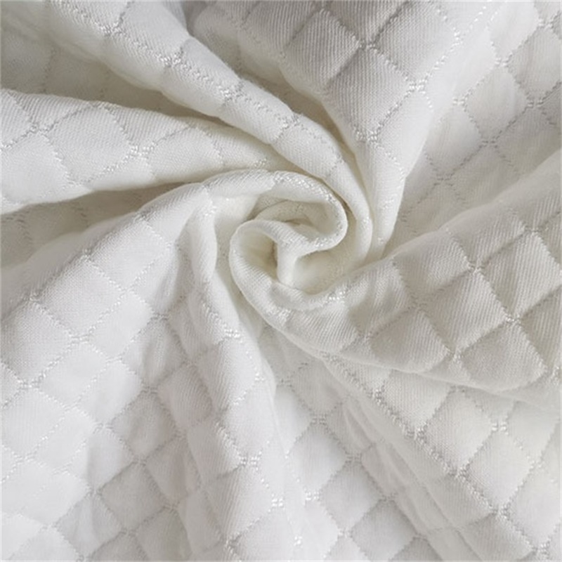 Healthy Pilling Resistance Air Layer Jacquard Knitted Fabric Tencel Fabric 