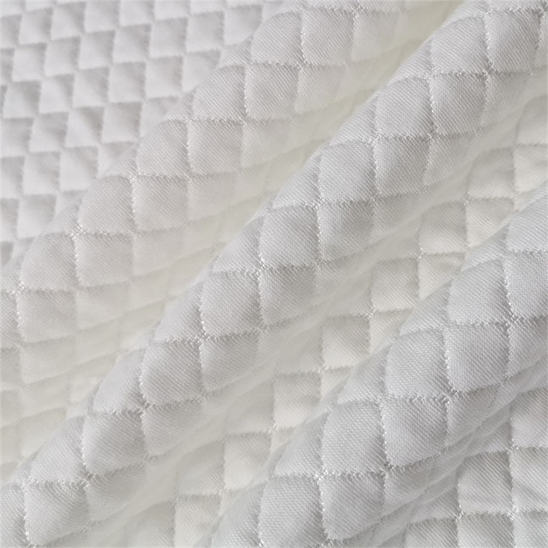 Healthy Pilling Resistance Air Layer Jacquard Knitted Fabric Tencel Fabric 