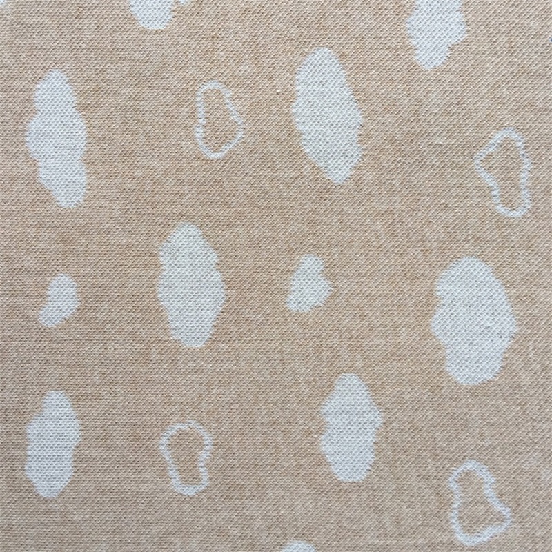  Home Textiles Baby Fabric  Jacquard Air Layer Colored Cotton Fabric 