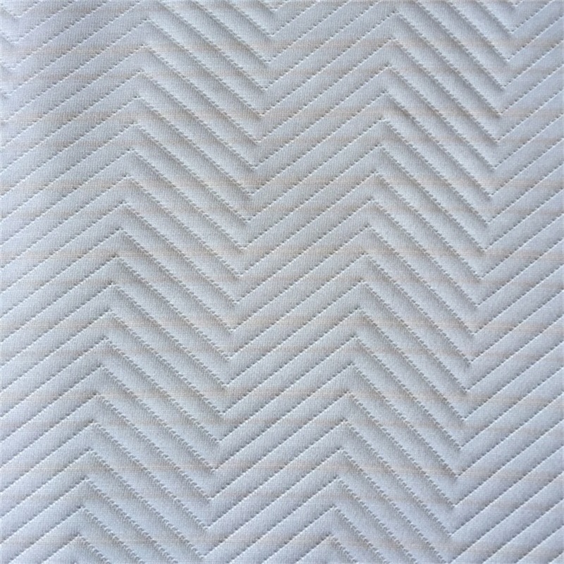 Vogue Pattern Mattress Ticking Knitted Jacquard Cushion Case TC Fabric 