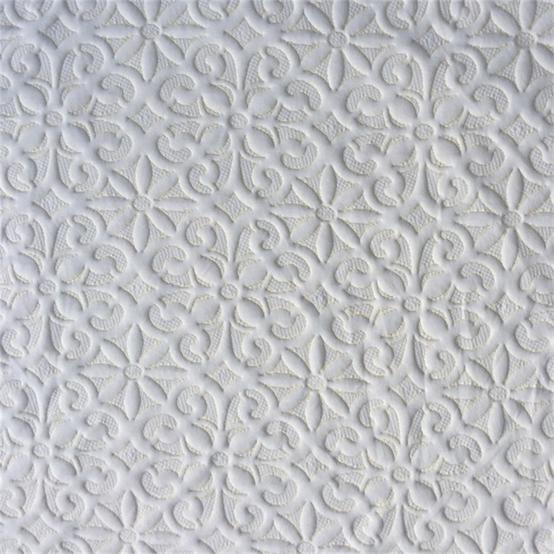 Luxurious Pattern  Mattress Fabric Knitted Jacquard Pillowcase Rayon Fabric