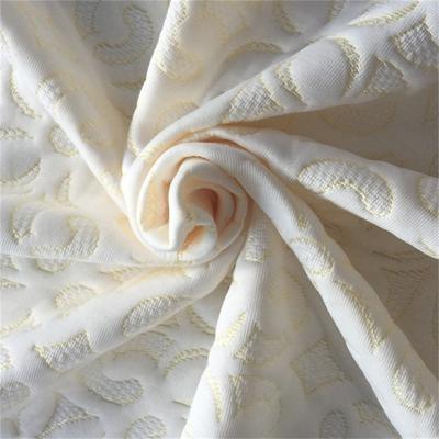 Luxurious Pattern  Mattress Fabric Knitted Jacquard Pillowcase Rayon Fabric