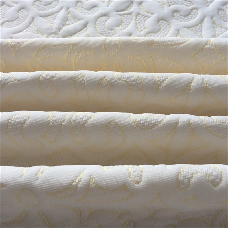 Luxurious Pattern  Mattress Fabric Knitted Jacquard Pillowcase Rayon Fabric