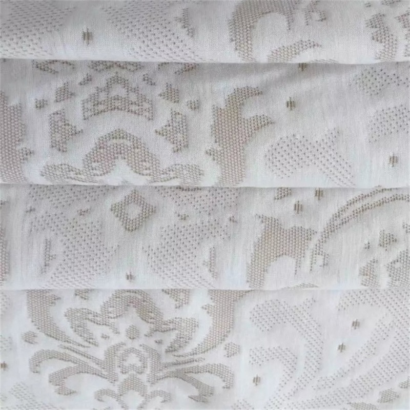 Knitted Jacquard Fabric Mattress protector Cushion Cover TC Fabric 