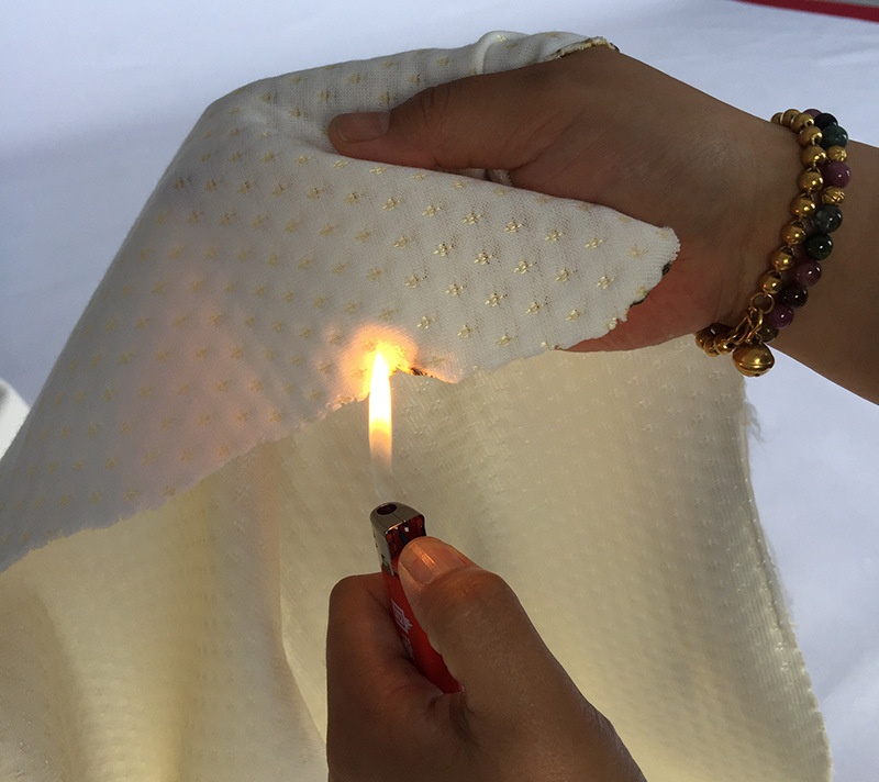 Safe House Cloth Upholstery Fabric Mattress Antiflaming Fabric