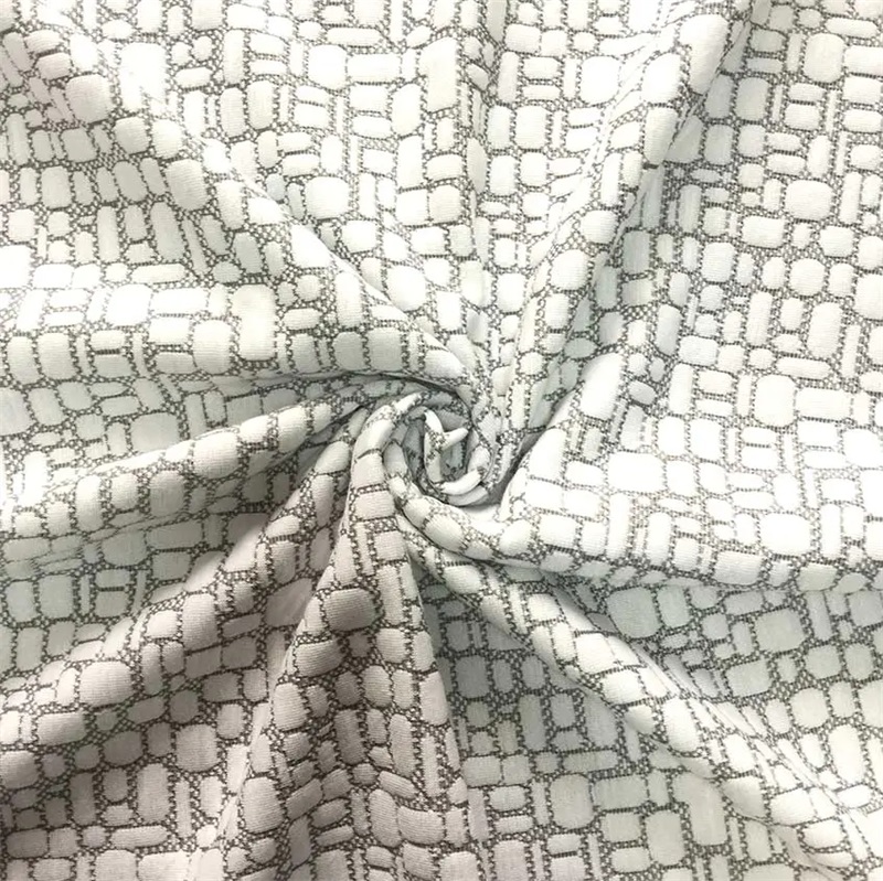 Jacquard Knitting Design Pattern Polyester Mattress Fabric Graphene Fabric