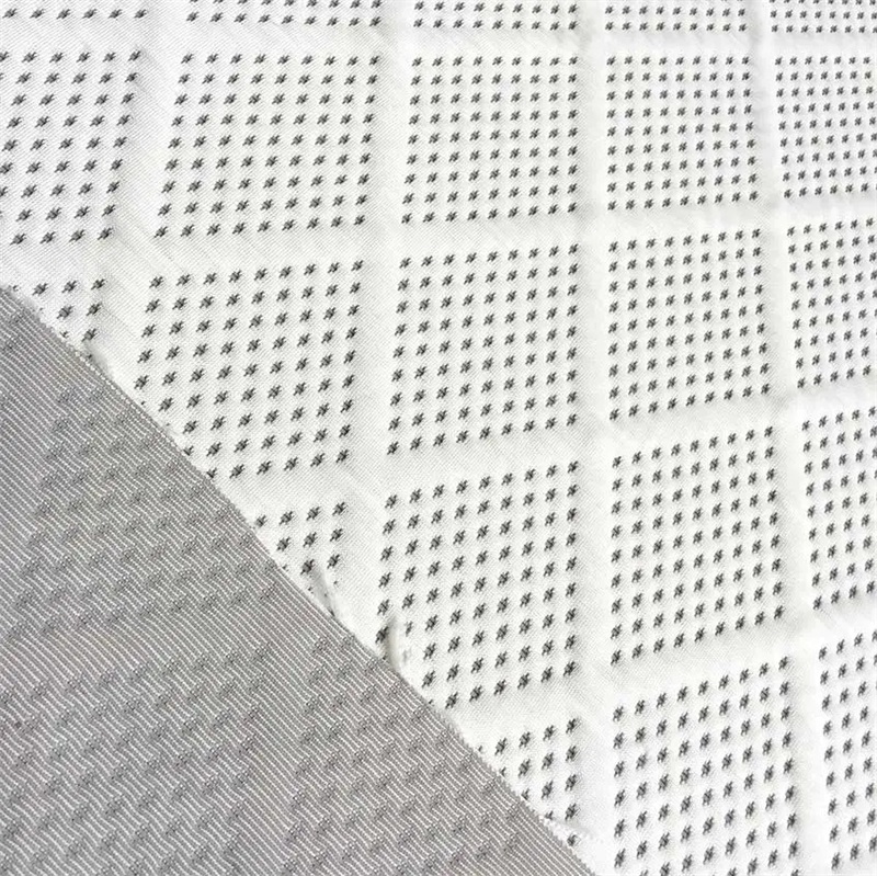 Jacquard Knitting Design Pattern Polyester Mattress Fabric Graphene Fabric